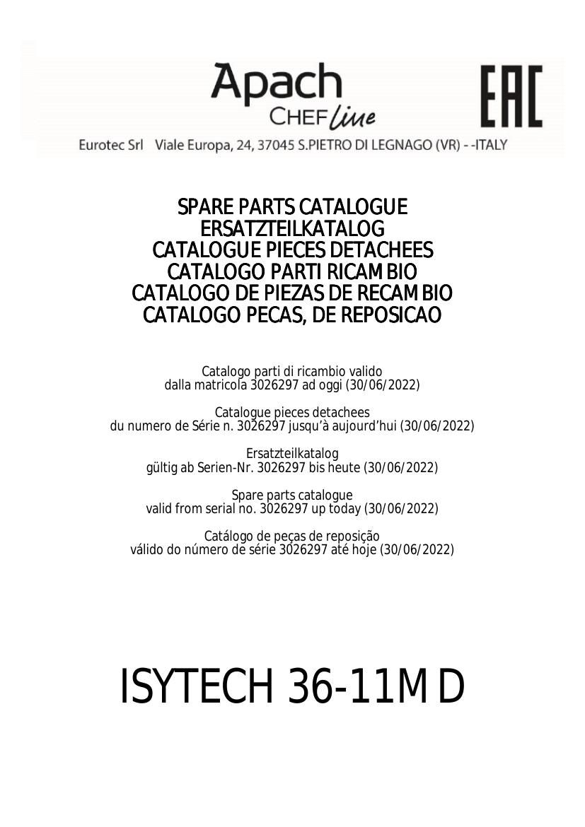Деталировка Apach Chef Line LDIT50 ECO DD DP