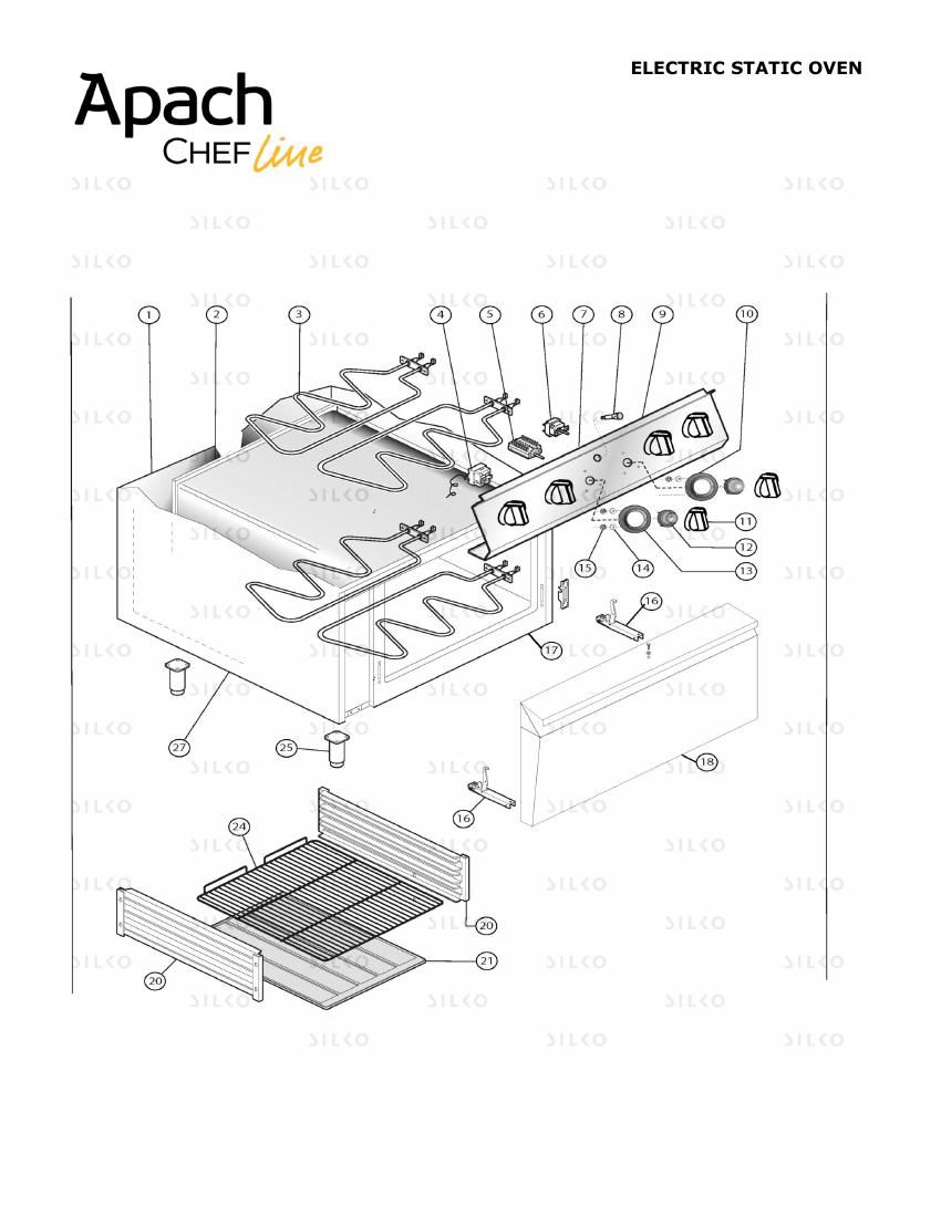 Деталировка Apach Chef Line SLRV87FE