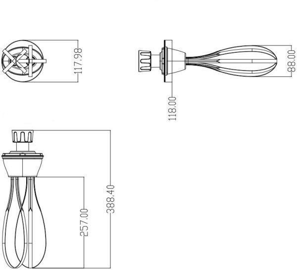 Венчик для миксера Jau WIK250 IB200 IB250 IB400 IB550