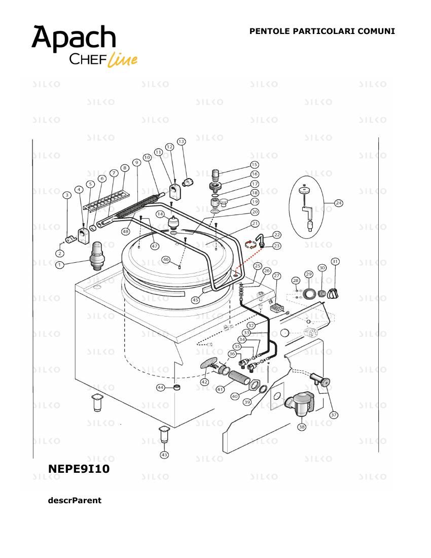 Деталировка Apach Chef Line SLKE89I100