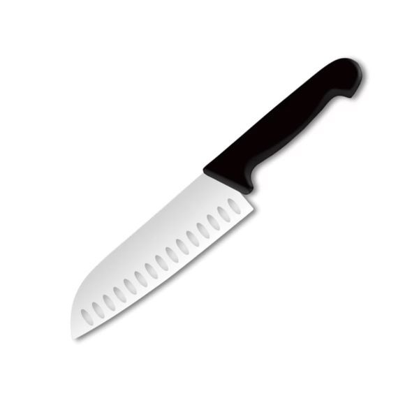 Нож Сантоку поварской Maco 413960 18см черный