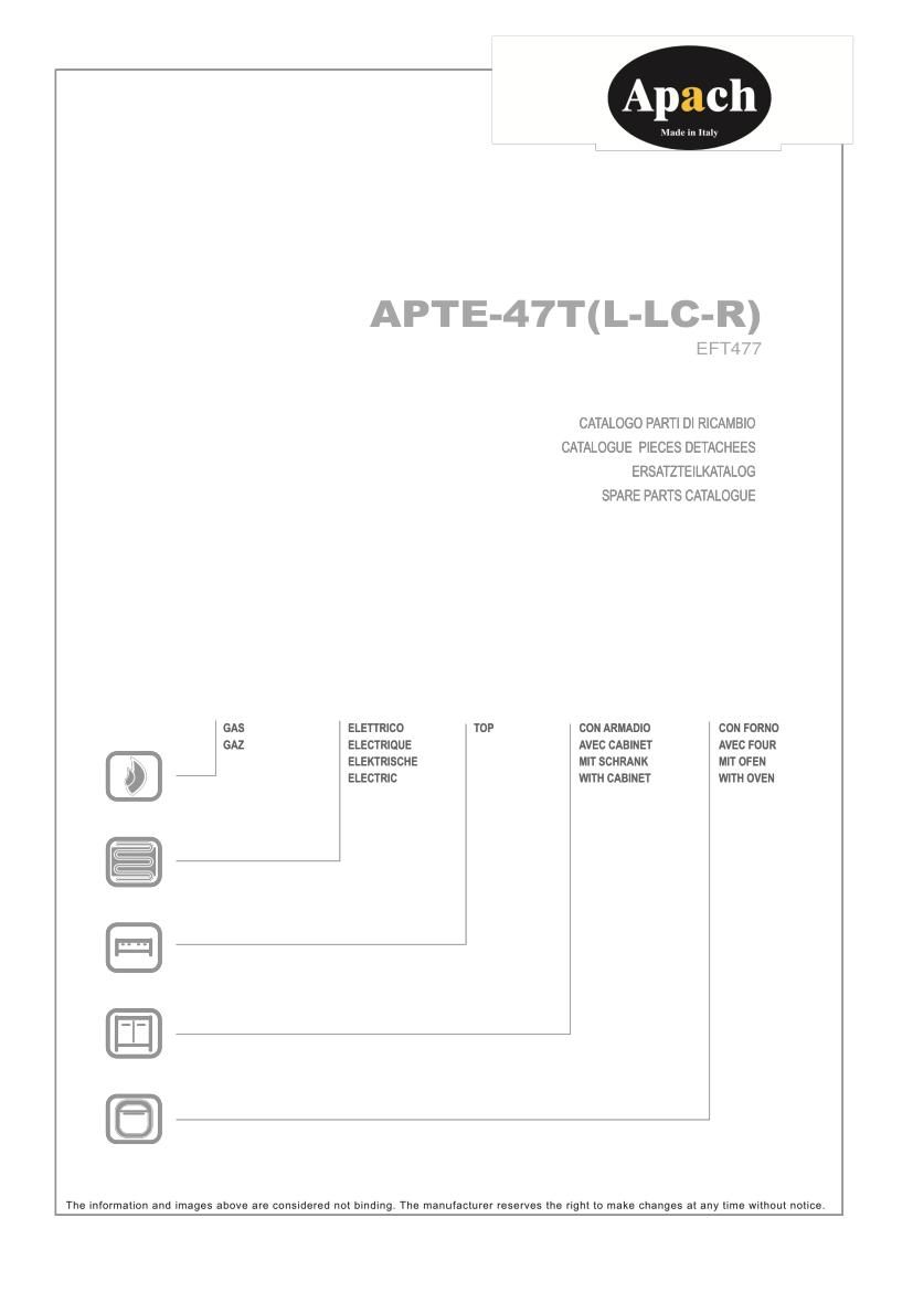 Деталировка Apach Cook Line APTE-47TR