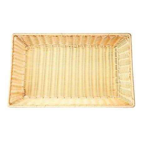 Корзина для хлеба MGprof 53*32,5*10см бежевая полиротанг