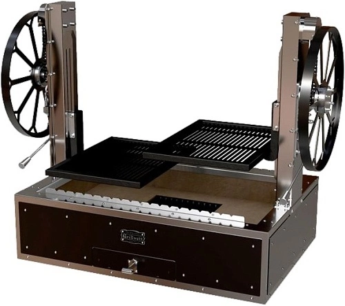 Гриль угольный GrillVett Corvette M2 черный