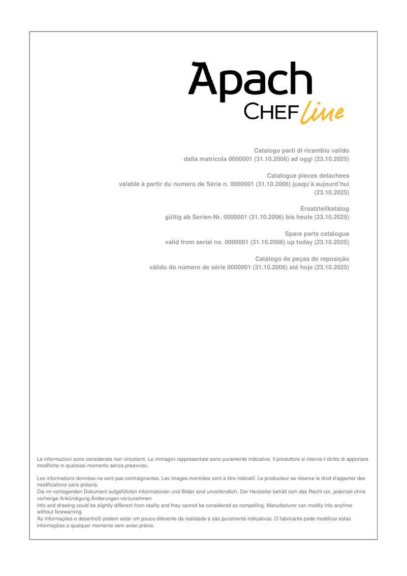 Деталировка Apach Chef Line GLKG89D150P