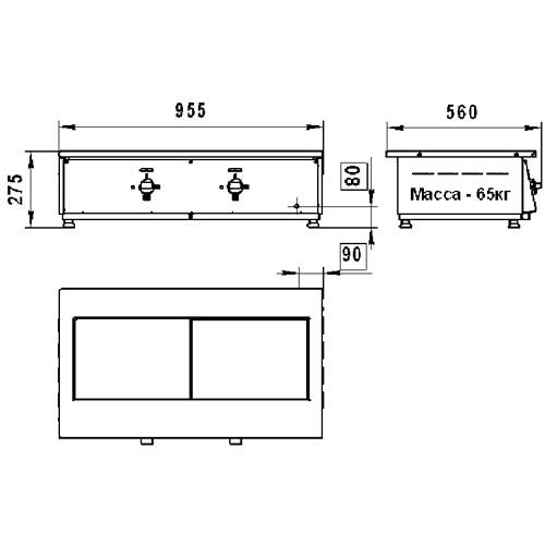 Плита электрическая Тулаторгтехника ПЭ-0,24Н настольная