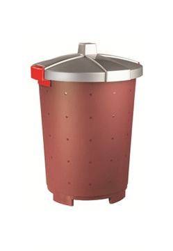 Бак для сбора отходов Restola 25л бордовый (432106021)