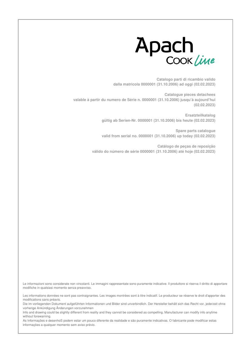 Деталировка Apach Cook Line APKE-89-150L/PL