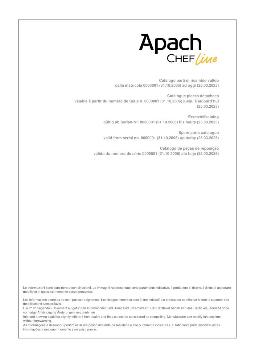 Деталировка Apach Chef Line GLRE66M