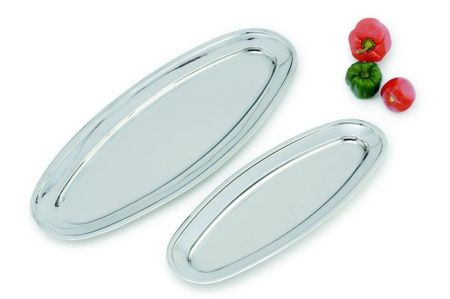 Блюдо овальное для рыбы MGsteel 38728 59,5 *24,3см нерж.