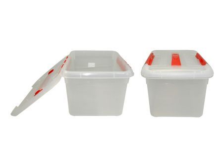 Контейнер для продуктов MGprof 1720 8,0л 30*23*16,5см с ручкой с красным зажимом MG