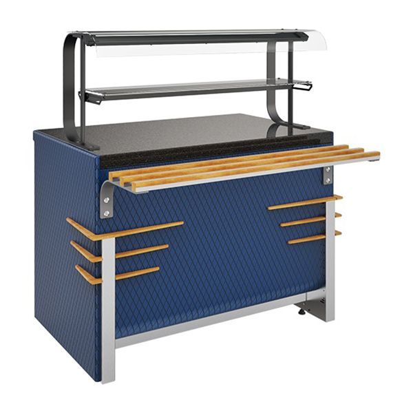 Прилавок нейтральный RN12AS Case 1105х700x1290(830)мм