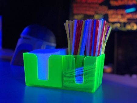 Подставка барная для салфеток и украшений MGprof 1774 салатовая флуоресцент