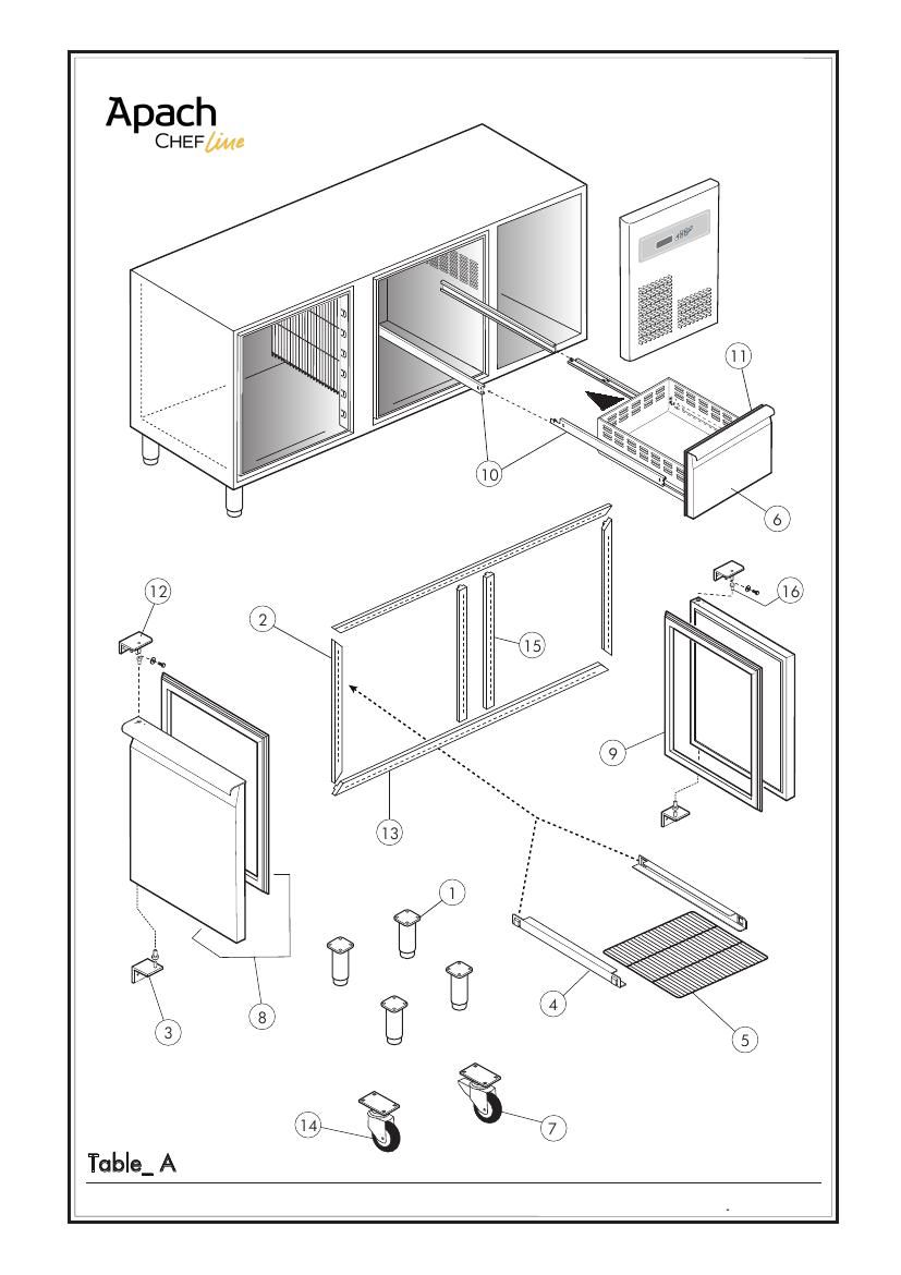 Деталировка Apach Chef Line SLBF7111