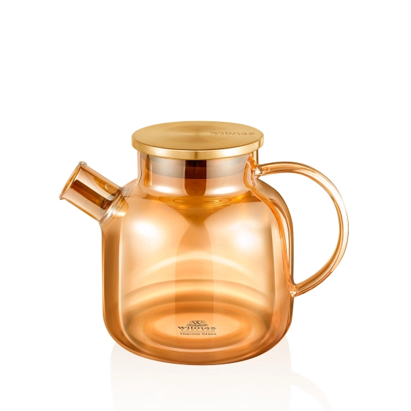 Чайник заварочный Wilmax Thermo Glass WL‑888826003 1200мл Amber