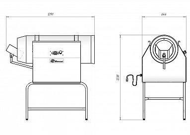 Машина тиражирования(глазирования) пряников Восход МТП-1