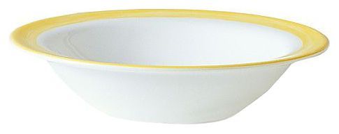 Блюдце глубокое Arcoroc Brush 49119 d120мм желтый край