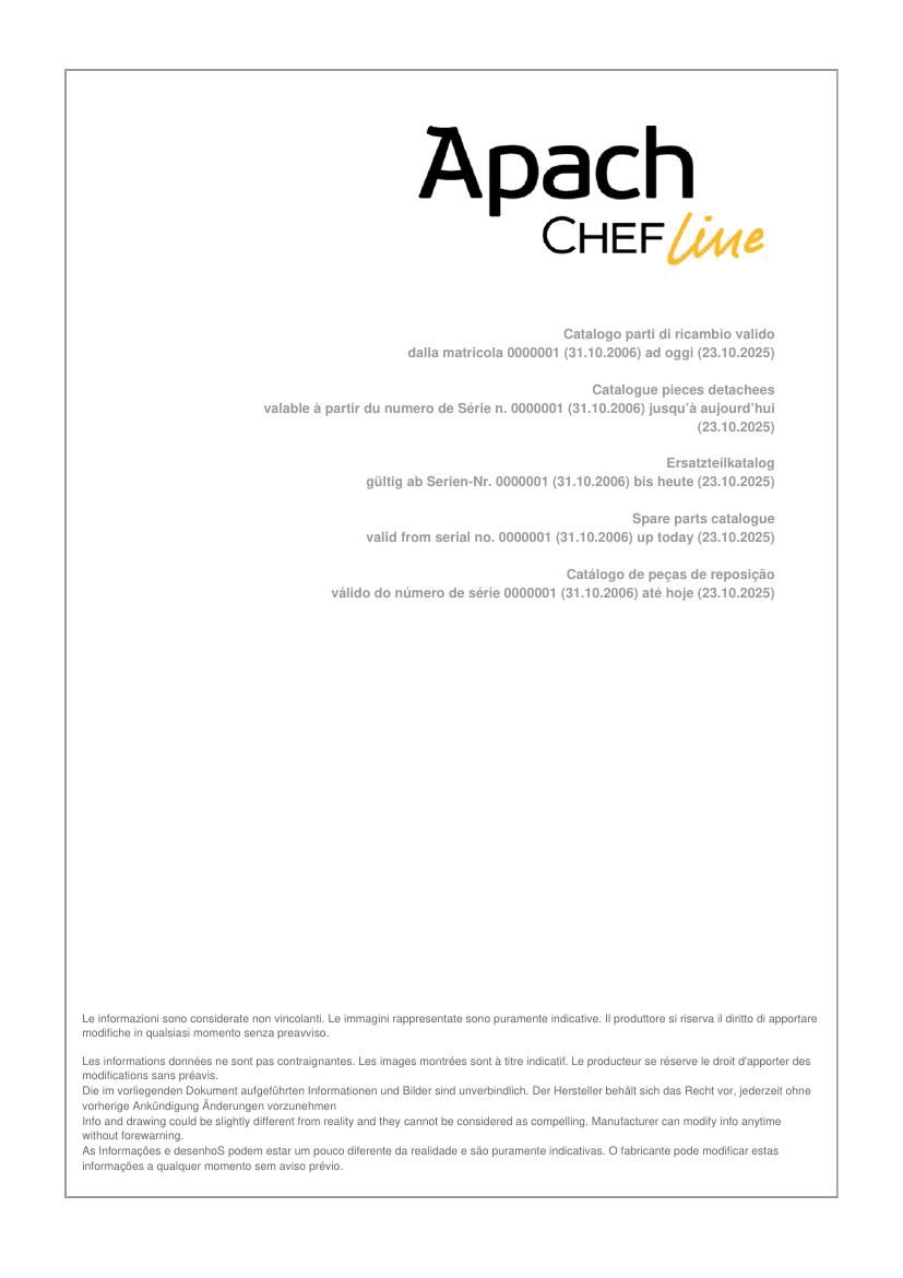Деталировка Apach Chef Line GLKG89I100HVP