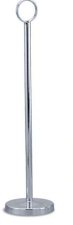 Держатель для ценников и табличек MGsteel 40806 d=7,3см h=31см нерж. на подставке