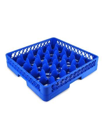 Кассета для бокалов Tribeca BB-25 500*510*100мм 25 ячеек 90*90*90мм. синяя