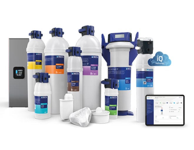 Таблицы расхода ресурса картриджей BRITA PURITY по жёсткости воды