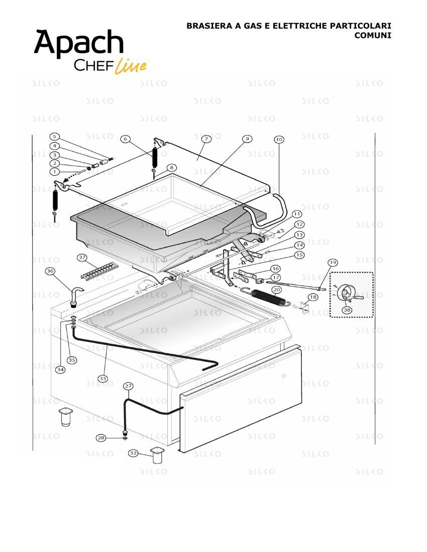 Деталировка Apach Chef Line SLBPE87MSS