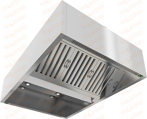 Зонт вытяжной Hicold ЗКВОО-10,514 островной коробчатый