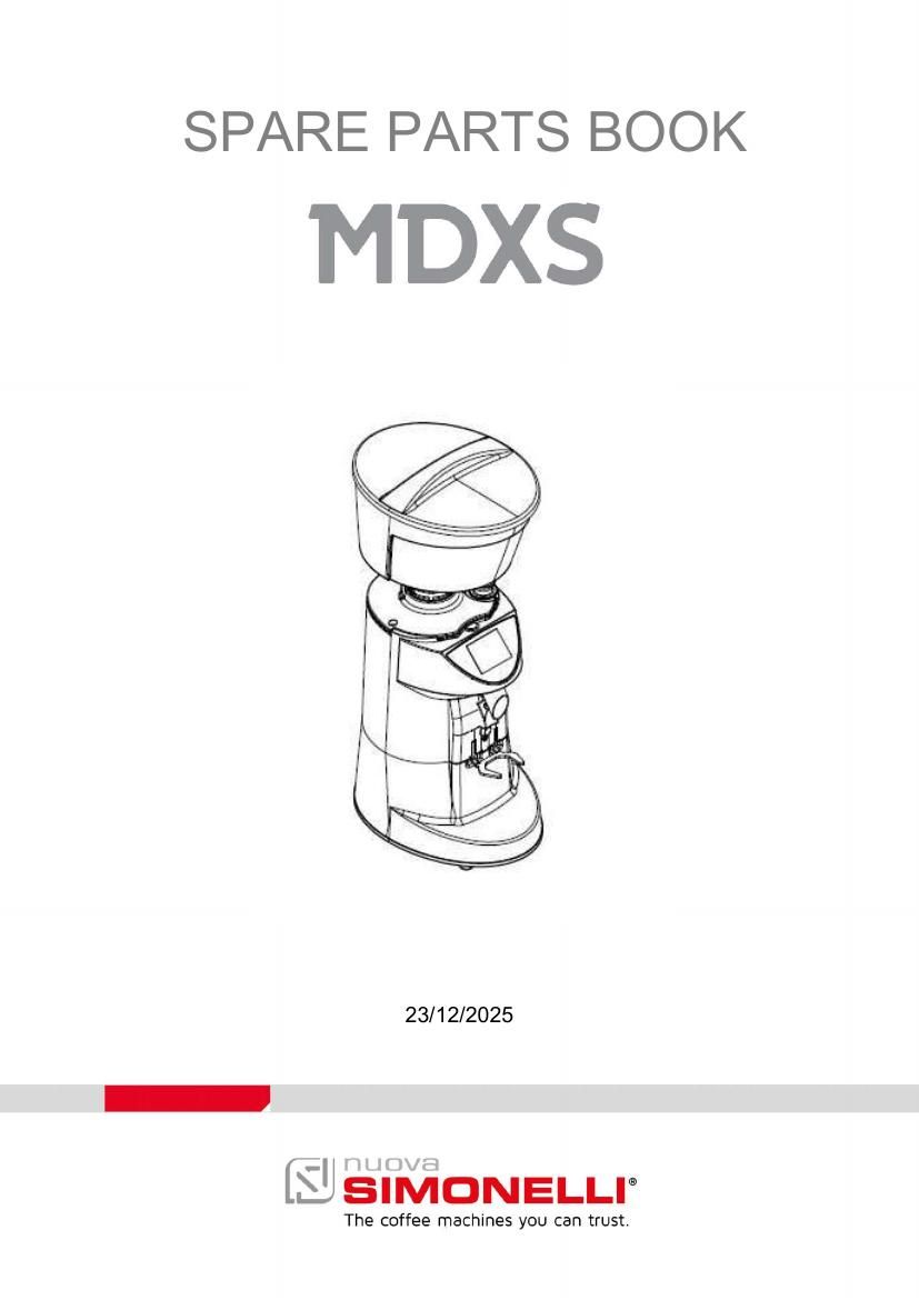 Деталировка Nuova Simonelli MDXS On Demand Digit