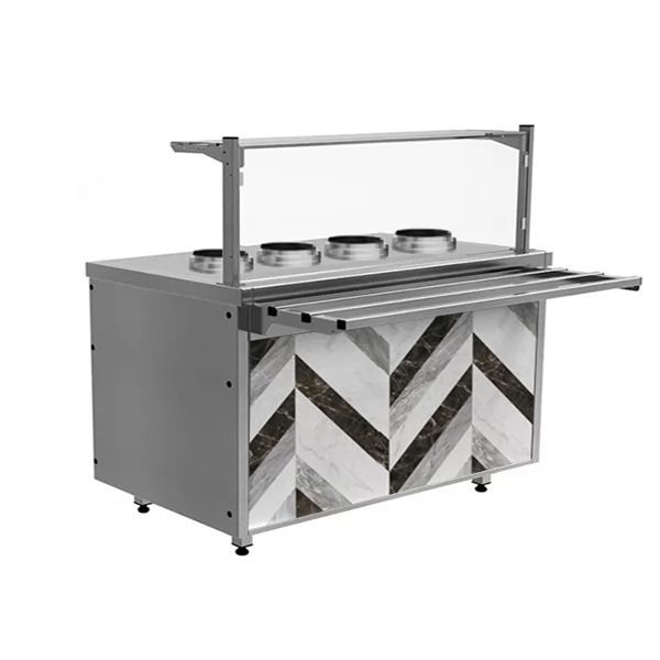 Мармит для первых блюд (4 супницы 5л) RCM13D(5) City 1500x700x1265(860)мм