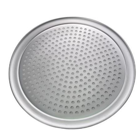 Противень для пиццы MGsteel 38776 d=41см h=1см перфорированный алюм.