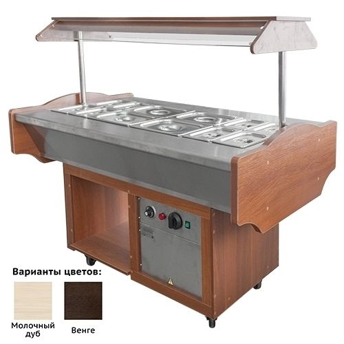 Мармит вторых блюд ПищТех МЭП-2Б-ШС Венге