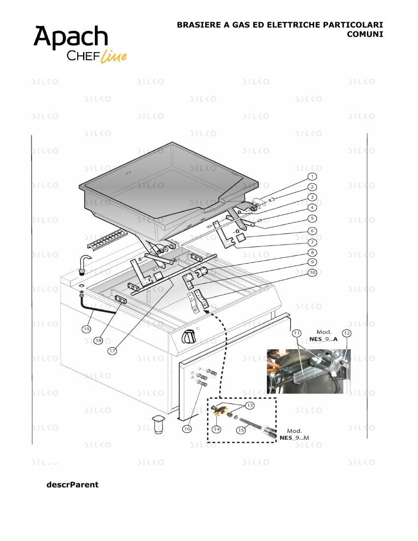 Деталировка Apach Chef Line SLBPE129ASS