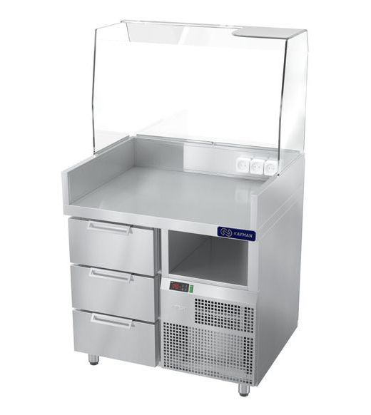 Станция для приготовления бургеров и хот-догов Kayman СП-БХ-900-02-ЛБ А