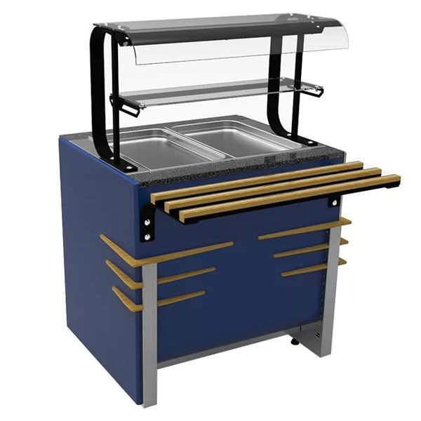 Мармит для вторых блюд RМ21AS Case 805х700х1290(830)мм