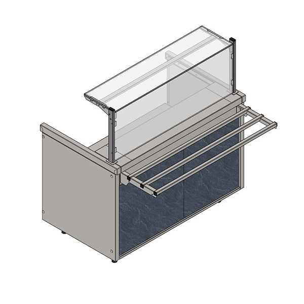 Мармит для первых блюд RCM13A City 1500x700x1265(860)мм