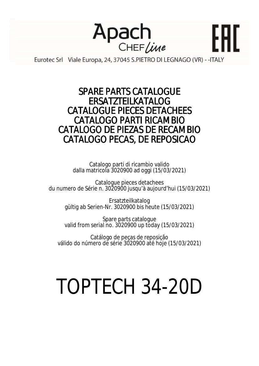Деталировка Apach Chef Line LGTT40 DD