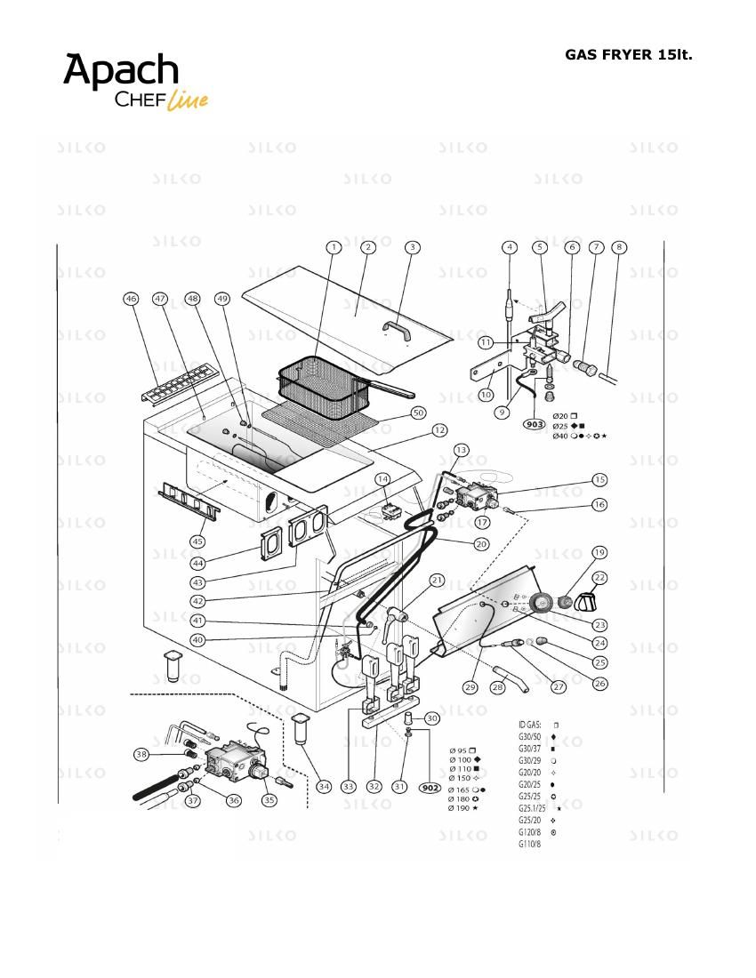 Деталировка Apach Chef Line SLFRIG49S15CSS