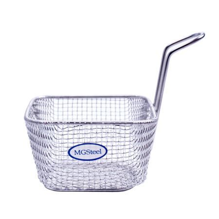 Корзинка для подачи MGsteel 55948 прямоугольная 100*80мм h=60мм 400мл нерж.