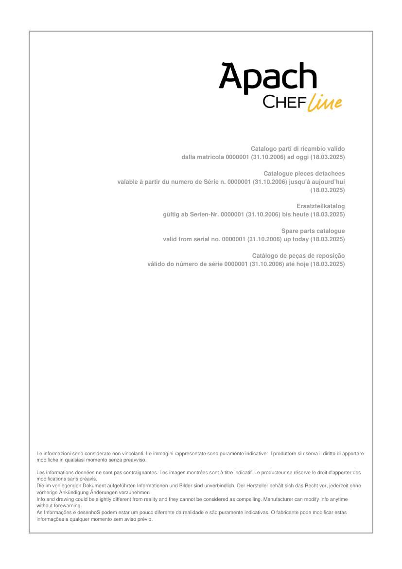 Деталировка Apach Chef Line GLRRG77FEVP