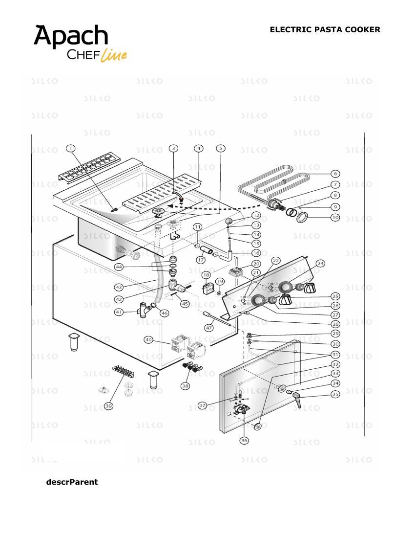 Деталировка Apach Chef Line SLPCE69CS