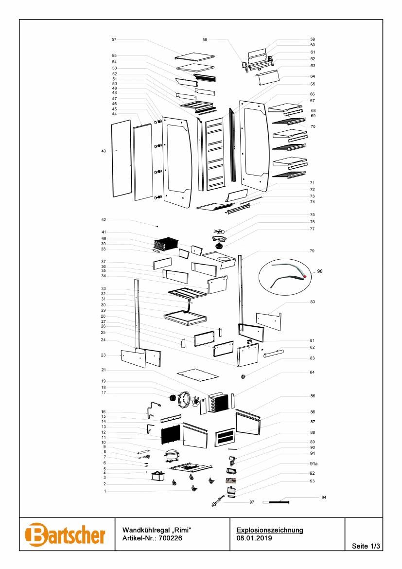 Деталировка Bartscher Rimi 700226