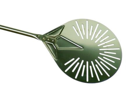 Лопата для пиццы Gi.Metal I-23F d23см L150см нерж. поворотная перфорир.