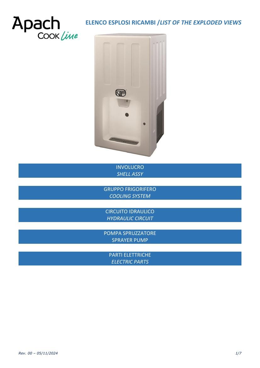 Деталировка Apach Cook Line ACDB2407B