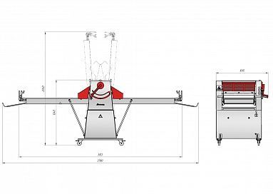 Машина тестораскатачная Восход Ролл-авто