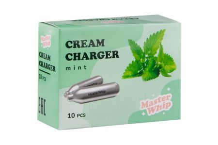 Баллончики для сифона для сливок MasterWhip (N2O) 10 шт вкус мята