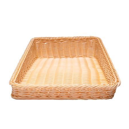 Корзина для хлеба MGprof 45*30см h=4/10см бежевая полиротанг