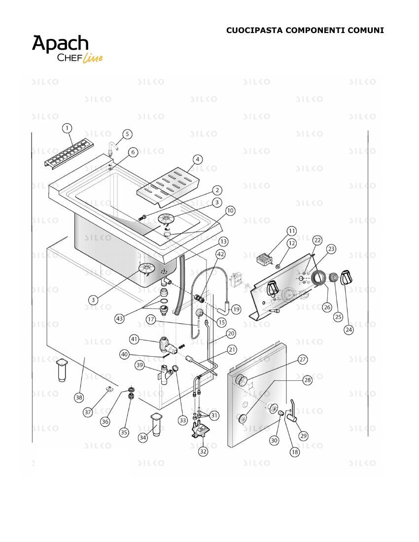 Деталировка Apach Chef Line SLPCG87CS
