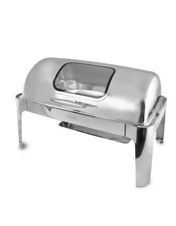 Чафиндиш MGsteel 72823 9л GN 1/1 со стеклянной крышкой