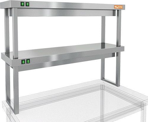 Полка тепловая Hicold TP2-10/4 двухъярусная