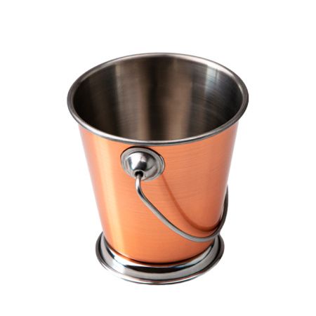 Ведерко для подачи MGsteel 73882 d=90/60мм h=90мм 350мл нерж. медный